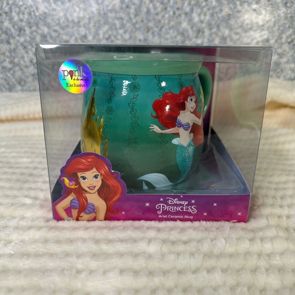 Disney Princess Ariel Ceramic Mug 2022 Rare Collectable 19oz